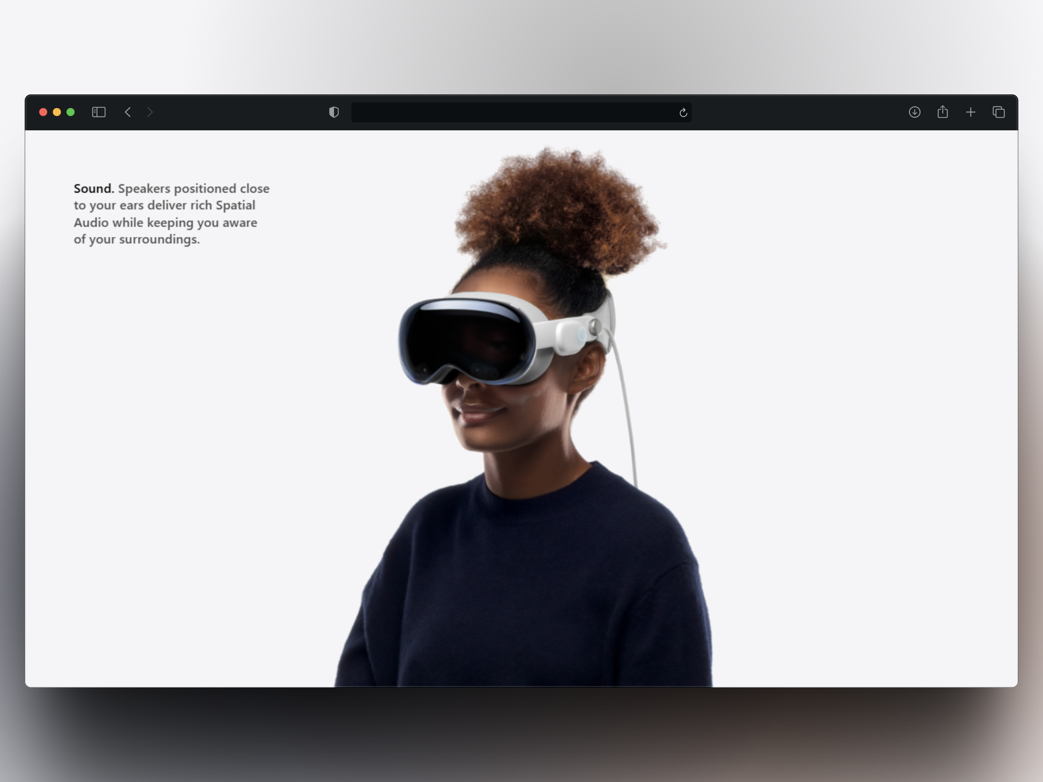 Apple Vision Pro - App View