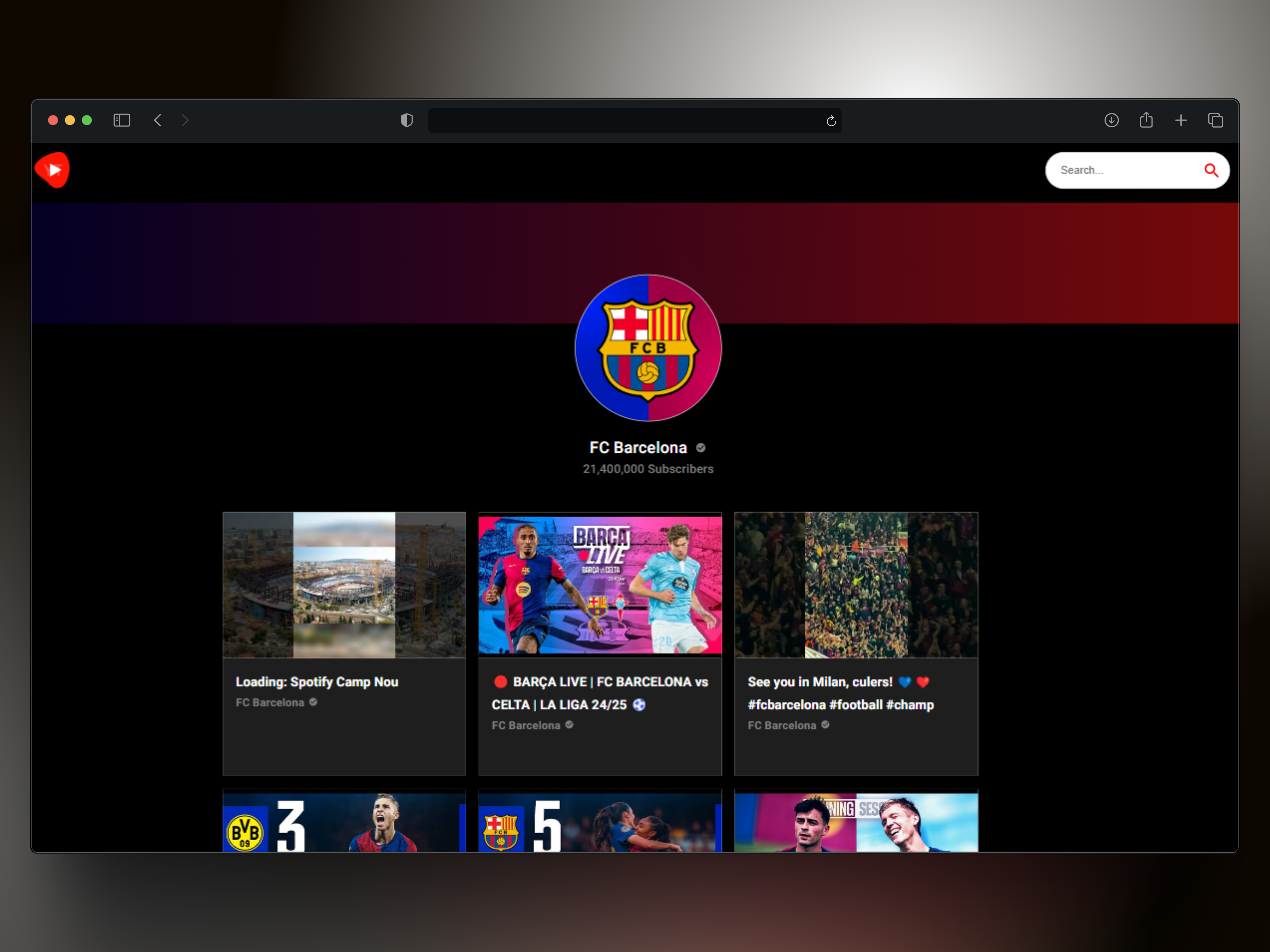 Youtube - Channel View